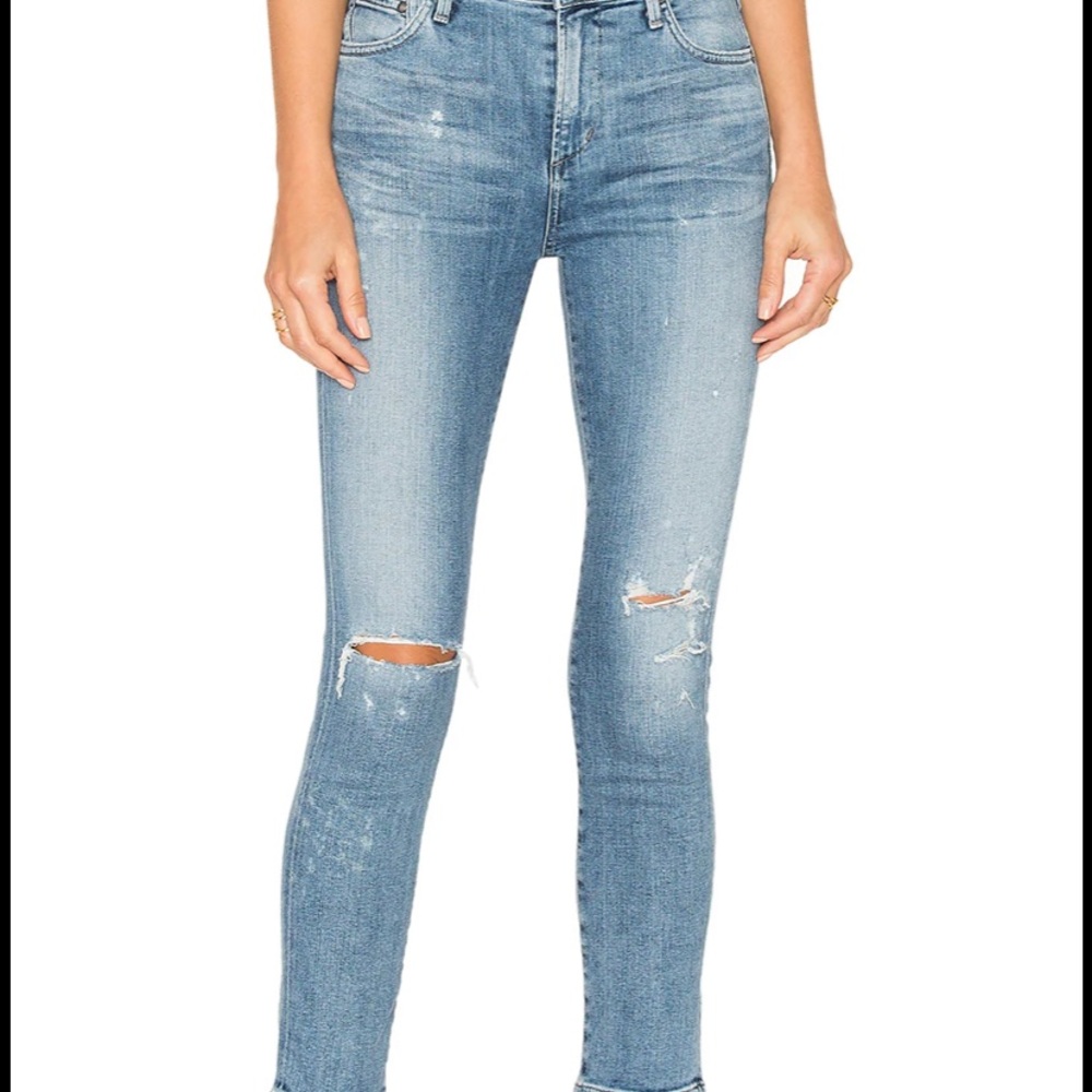 CoH rocket crop distressed frizzle NWOT